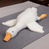 Adorable Plush White Goose Doll Pillow for Girls, Perfect As a Sleeping Buddy or Birthday Gift