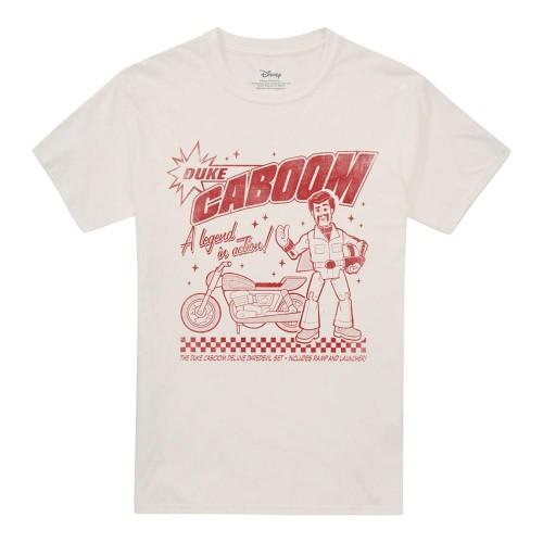 Toy Story Unisex Adult Duke Caboom Retro T-Shirt