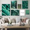 Зеленое растение, природа, листья, холст, картины, современный лист дерева, настенный художественный постер и принт, декоративные картинки для декора гостиной