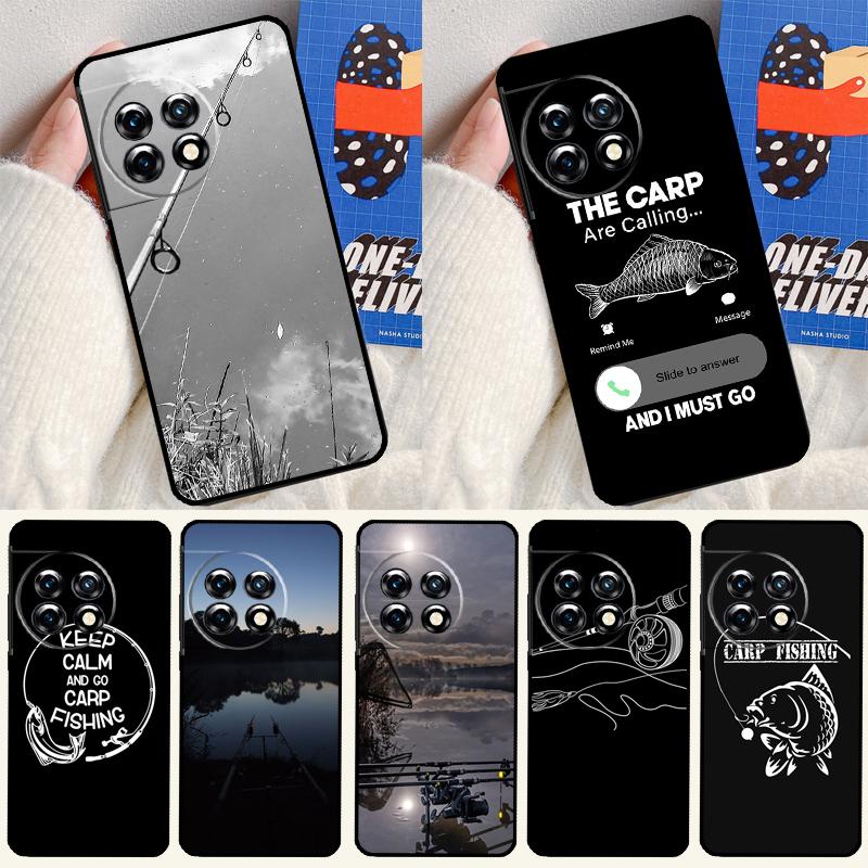 Carp Fish Fishing Rod For OnePlus Nord CE 4 3 2 Lite N20 N30 9 10 Pro 8T 9RT 10T 10R 13R 12R 11 12 13 Phone Case
