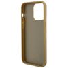 Guess Disco Metal Script Case For Iphone 15 Pro Max - Gold