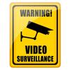 24-hour Video Surveillance Metal Sign Plaque Security Warning Decorative Plates For Outdoors Man Cave Hotel Home Wall Decor