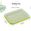 1pc Microgreens Sprouter Tray Hydroponic / Sprouting Tray For Sprout Horticultural Hydroponic Systems Tray Garden Nursery Potted