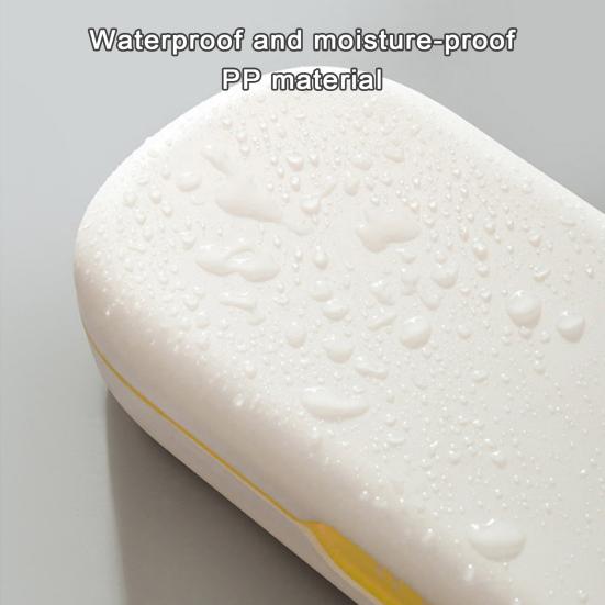 Large Capacity Pencil Box with Lid Lightweight Double Layer Design Dustproof Portable Pen Case