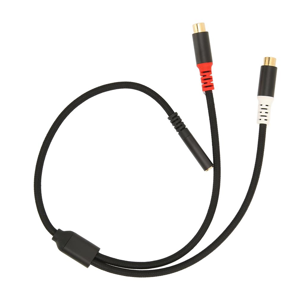 3,5 мм гнездо на 2 RCA гнездо кабель 2-сторонняя передача 24K позолоченный HiFi стерео RCA Y-разветвитель кабель