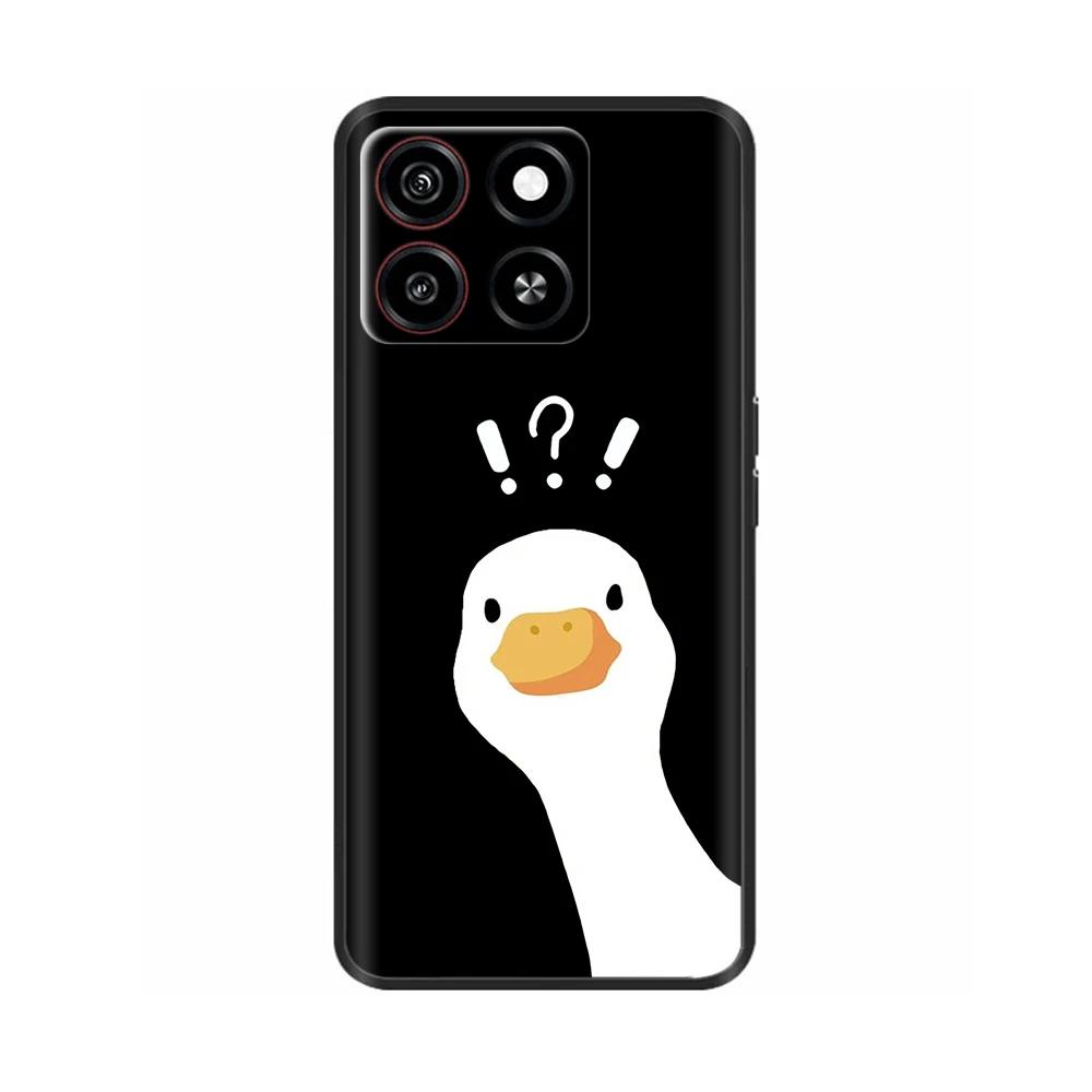 Для ZTE Blade A35 Чехол Чехол для телефона Милые узоры Мягкая жидкая силиконовая накладка Для ZTE Blade A55 ZTEA35 ZTEA55 Защитный чехол-накладка