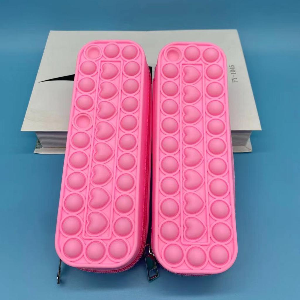 Новый Pops It Push Bubble Fidget Toys Пенал Детская игрушка для снятия стресса Антистресс Popsits Мягкие детские игрушки Поппер