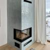 Steel Fireplace KRATKI MBM Left 10 kW Ø 200