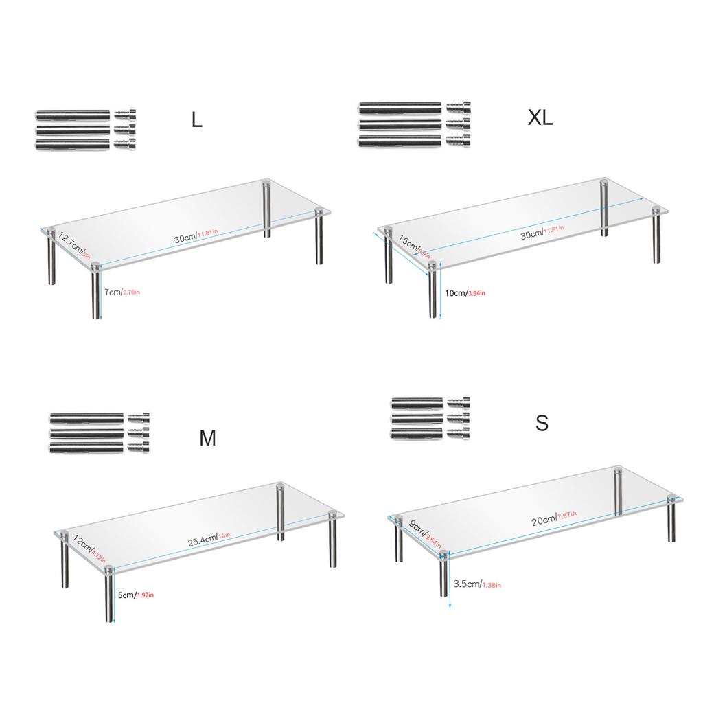 1 комплект, прозрачная акриловая стойка для торта, многофункциональная подставка для выставки товаров, кронштейн для свадьбы, дня рождения, фестиваля, вечеринки