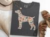 Floral German Shorthaired Pointer Shirt, Garden GSP Dog TShirt, Boho Dog Lover Tee, Nature Pointer Graphic Tee, GSP Gift Shirt