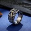 Ретро Кольцо Звездопад Панк Готика Регулируемое Открытое Кольцо Для Мужчин Медь Дизайнер Циркон Аксессуары Романтический Унисекс Подарок