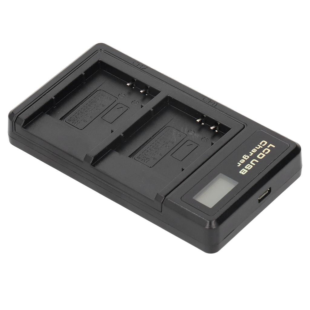 Портативное зарядное устройство для аккумулятора камеры LI-50B USB двойное зарядное устройство с ЖК-дисплеем