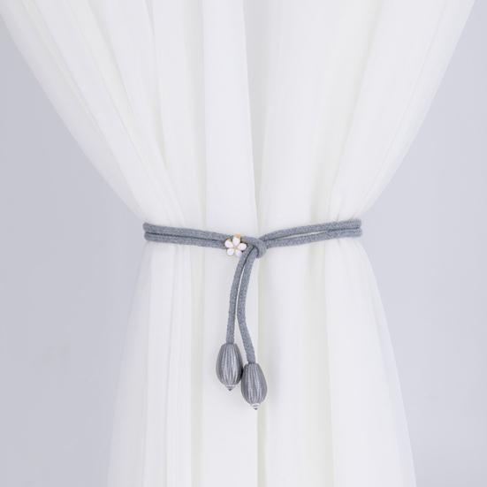 2 шт. ремни для штор в стиле бохо, ручная работа, натуральный хлопок, лен, завязки для штор, вешалка для штор, держатель для полотенец на балкон