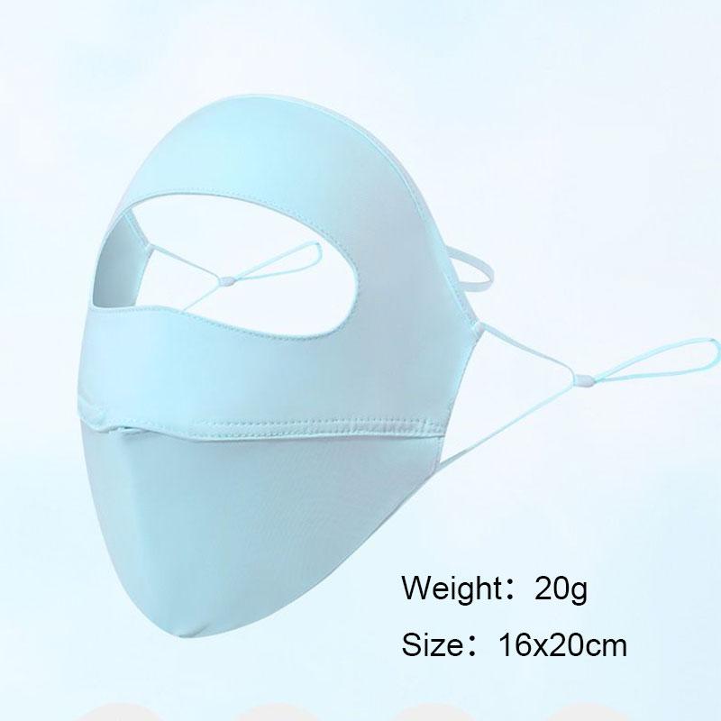 Простая защитная маска для всего лица Soilid от ультрафиолета, дышащая, мягкая, эластичная, хорошо висячая маска для ушей