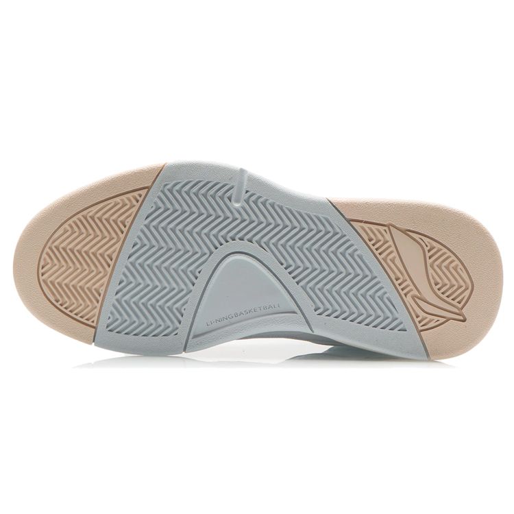 Li-Ning Легкие дышащие ретро баскетбольные кроссовки женские кроссовки белые синие AGBR084-1