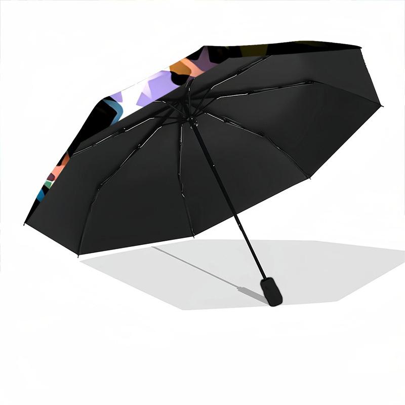 1pc Star Sphere Automatic Umbrella - 8-Rib Durable Frame, Portable Fashion Accessory & Holiday Gift yy251117174