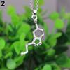 DNA Serotonin Dopamine Acetylcholine Biochemistry Molecule Pendant Necklace