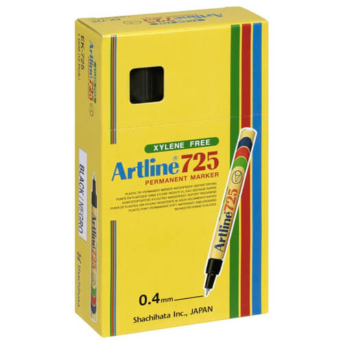 Перманентный маркер Artline Fine Point черный (Коробка 12)