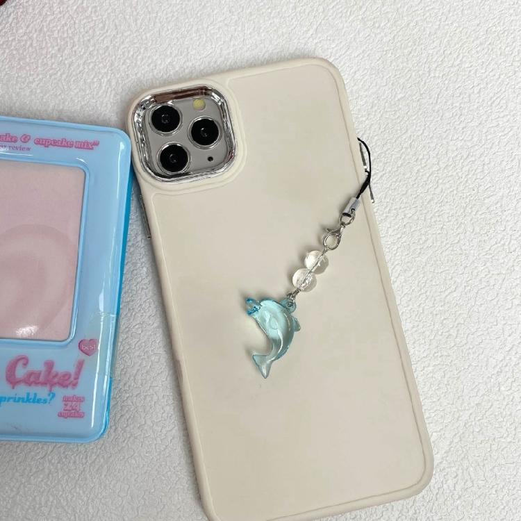 Элегантный брелок-подвеска для телефона в виде синего дельфина, персонализированный аксессуар для ключей