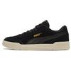 Puma Caracal Suede Comfortable Low-Top Sneakers Unisex Sneakers Black White Gold 370304-12