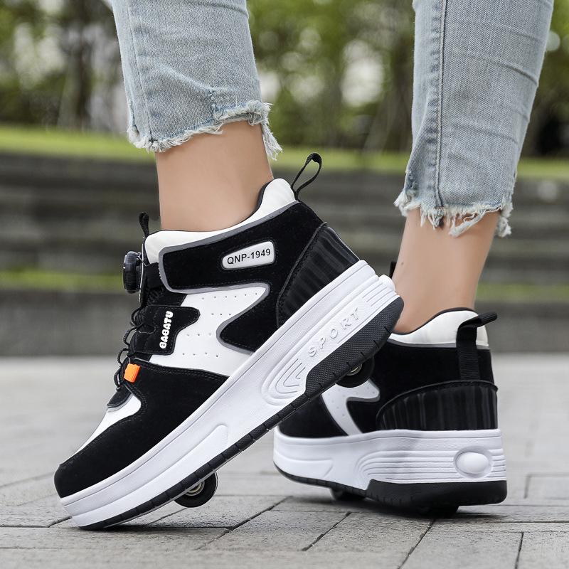 Детские двухколесные роликовые коньки для мальчиков и девочек