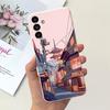 Для Samsung A14 5G 2023 Чехол Милый Желтый Утенок Кот Мультяшный Funda Для Samsung Galaxy A14 SM-A145F SM-A146B Чехол для Телефона A 14 Etui