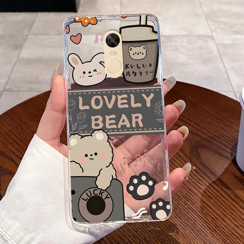 Чехол для Xiaomi Redmi Note 4 Note 4x Capa Coque Прозрачный Силиконовый Желе Мягкий ТПУ Задняя Крышка Милый Кролик Кошка Динозавр Чехол для Телефона