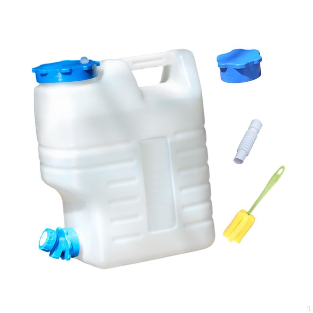 Кемпинговый контейнер для воды бочка с краном пищевой без протечек ручка бак для хранения