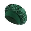 Satin Bonnet Hair Bonnet for Sleeping Silk Bonnets Women Solid Solid Wide-brimmed Sleeping Hat with Elastic Soft Band Hair Care