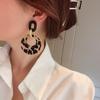 Корейские модные серьги для женщин Arcylic Leopard Print Geometric Dangle Drop Earrings Trendy Jewelry Gifts Women Earrings
