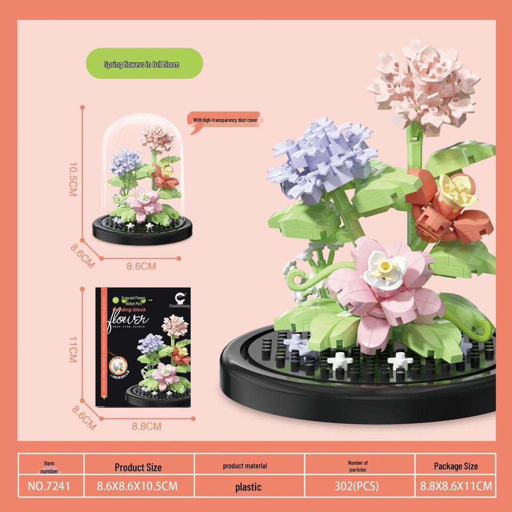 Суккулентный букет из цветов, конструктор - Праздничные подарки и игрушки