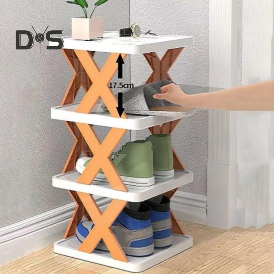 Полка для хранения обуви, прочная, несущая, простая в установке, многослойная, съемная, органайзер для обуви