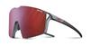 Солнцезащитные очки Julbo Edge для мужчин и женщин I REACTIV с фотохромными или спектронными линзами для горного велосипеда и полупрозрачными линзами, один размер для велоспорта, черные/матовые