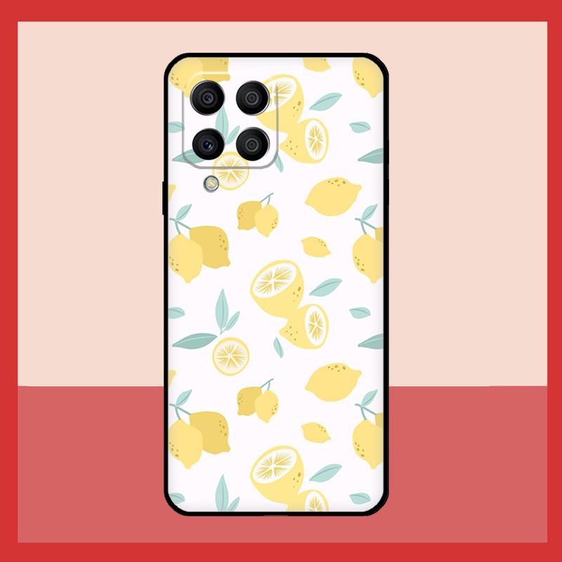Fruit Lemon Case For Samsung Galaxy M11 M31 M14 M34 M54 M12 M32 M52 M15 M13 M06 M16 M36 M56 M53 M35 M55