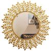 Rust Proof & Weather Proof Wall Mirror - Ideal Mirror for Living Room, Bathroom, Bedroom, Foyer | Entryway, Wash Basin Area - Gold, 28 Inches 1 Piece