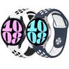 20mm Silicone Band for Samsung Galaxy Watch 7-FE-6-5-pro-4-Classic/active 2 22mm Sport Hole Bracelet Huawei GT 5-4-3 Watch Strap