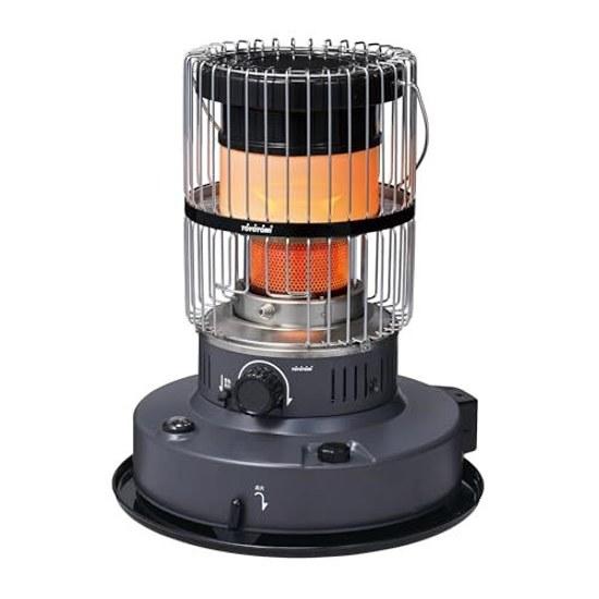 TOYOTOMI Oil Stove KR-47A Made Japan Convection Type Far Infrared Double Clean Deodorization Wooden Room 12 Tatami Concrete 17 High Power Retro (Gray)