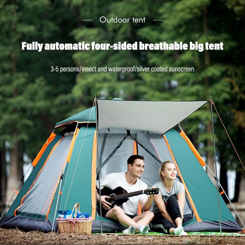 8 Persons Waterproof Big Family Camping Folding Stretch Tents For Events