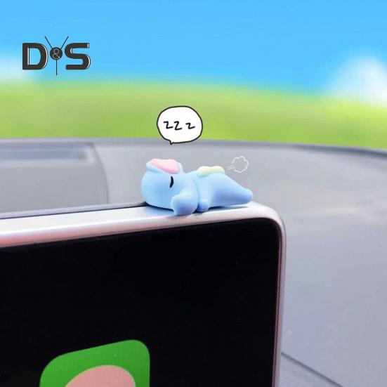 30 шт., украшения для автомобиля из смолы, милые мультяшные клейкие украшения для приборной панели, аксессуары для салона автомобиля