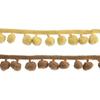 8mm Taupe Pompom Ribbon Braid