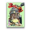 Porco Rosso Up Castle In The Sky Хаяо Миядзаки Холст Картина Картины на стене Винтаж Плакат Декоративный домашний декор