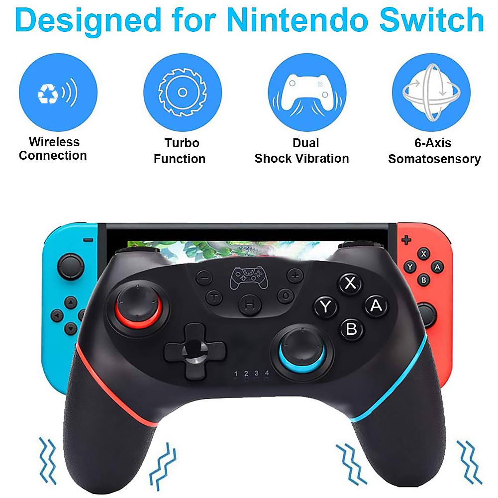 C# для Switch Pro Controller игровой контроллер Bluetooth-совместимый забавный для Swit