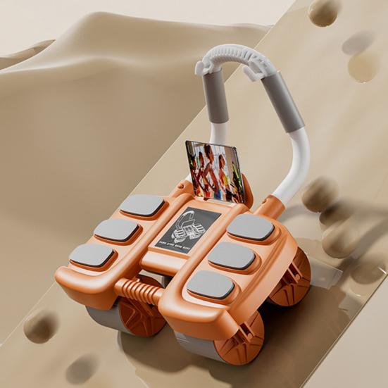 Ролик для пресса с автоматической поддержкой локтя и отскоком для мужчин и женщин