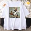 Scottish Fold Angel Crown Print Женская одежда унисекс Индивидуальные повседневные футболки с круглым вырезом All-math Loose Мужские хлопковые футболки с коротким рукавом