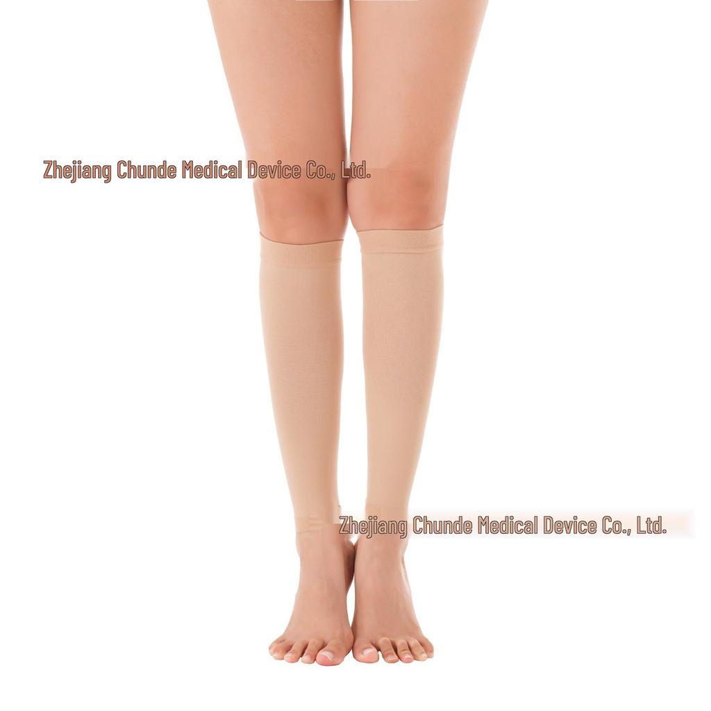 Level 1 Calf Socks, Level 2 Compression Socks for Varicose Veins, Elastic Support, German-Knit.