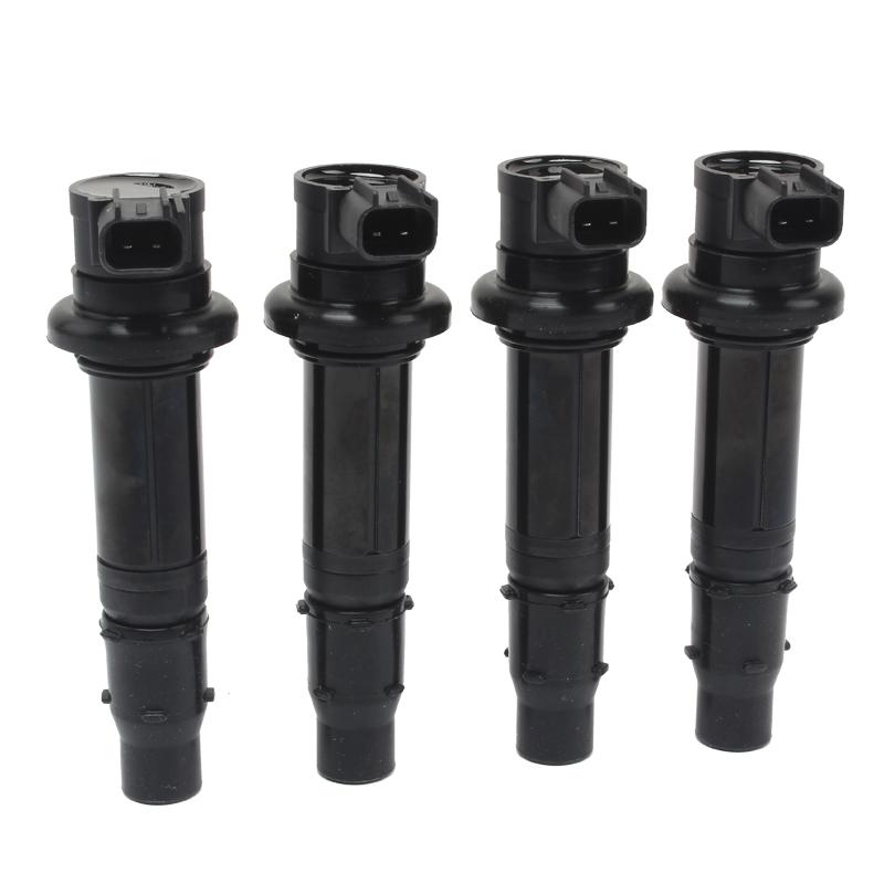 Lgnition Coil 4PCS F6T558 for 02-17 Yamaha YZF R1 R6 R6S VMX V Max FZ1 FZ8 RS SR Nytro FX WR Viking 5VY-82310-00-00 5VY823100000