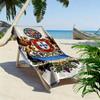 Heritage Honor: Emblem Tradition beach towel soft Portable for travel Absorbent bath towel quick-drying swim towel Outdoor pool towel Fashion beach