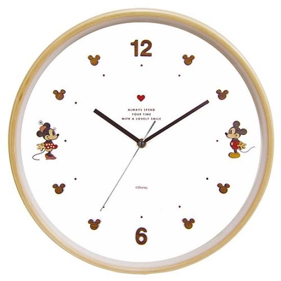 Настенные часы из дерева Disney Микки Минни CLOCK63605 - &