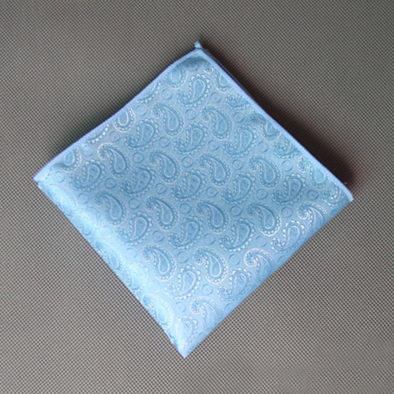 Men Suit Accessories Pocket Square Handkerchief Floral Print Chest Towel Paisley Vintage
