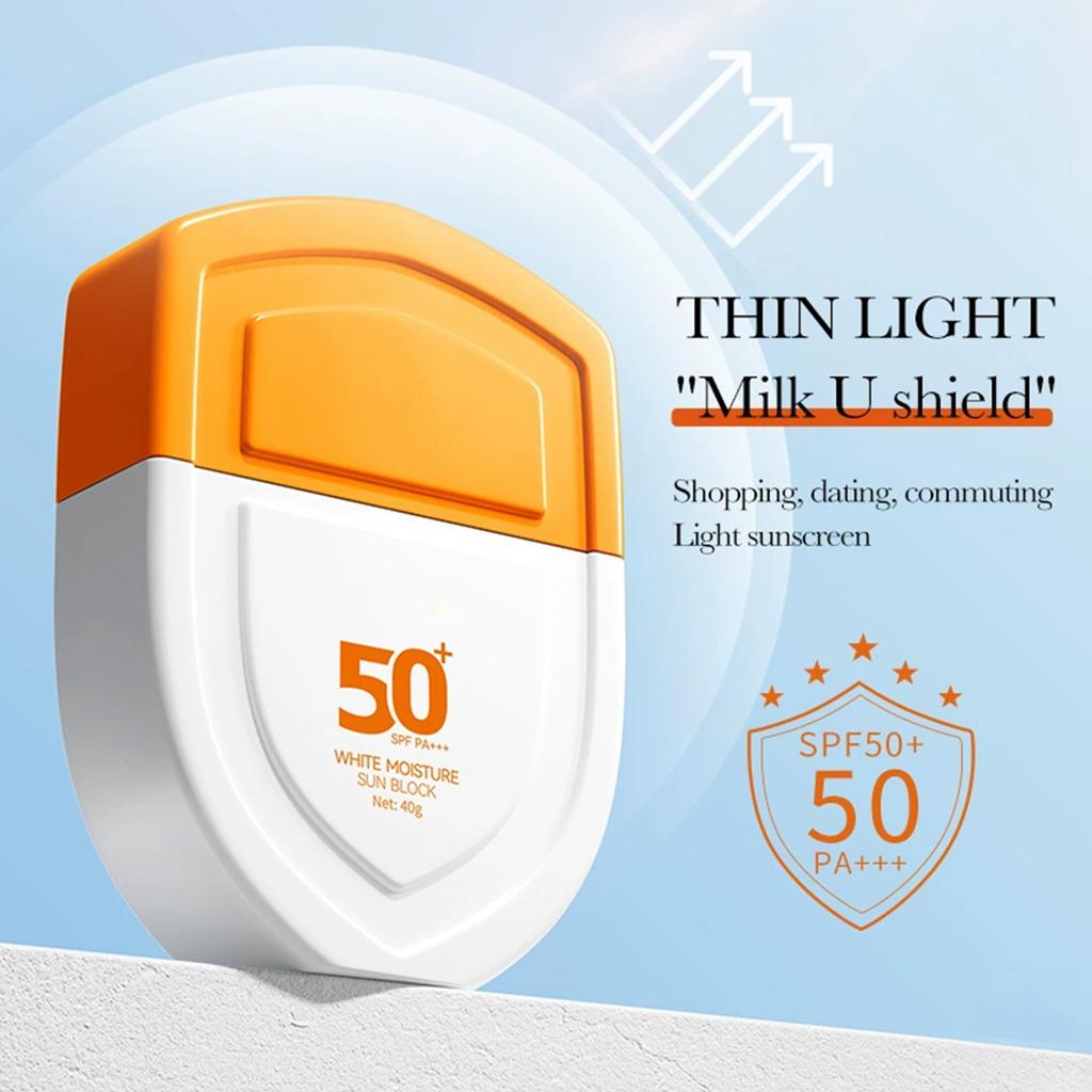 Увлажняющий солнцезащитный крем, устойчивый к УФ-излучению, подходит для использования на открытом воздухе, для отдыха на море, для скалолазания, уменьшает повреждение от УФ-излучения, 40 г